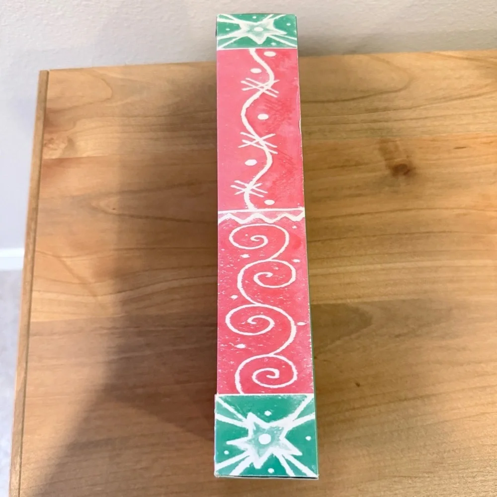 Vintage Russ snowman decorative taper candles- new with box